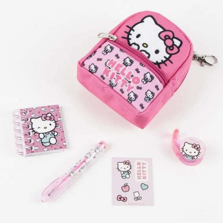 Set de Papelería Hello Kitty con Minimochila Multicolor