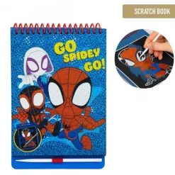 Set de Papelería Scratch Book Spidey - Perfecto para Niños Creativos