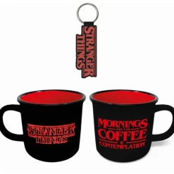 Set de Taza y Llavero Stranger Things Logo