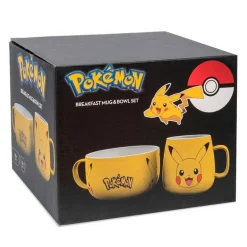 Set de Tazas Desayuno Pokemon Pikachu