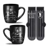 Set Wednesday: Taza y Calcetines Color Negro