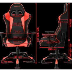 SILLA GAMING DRIFT DR300 NEGRO/ROJO
