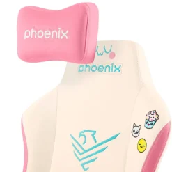 Silla Gaming Phoenix Nova Cream Edition con Reposabrazos 4D