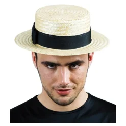 Sombrero Canotier de Paja