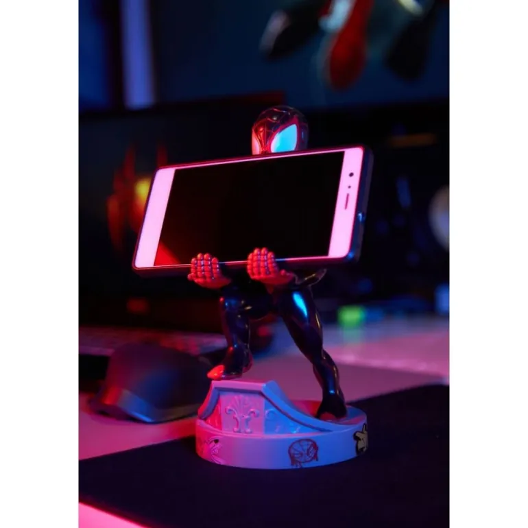 Spider-Man Soporte Cably Guys Miles Morales 20 cm
