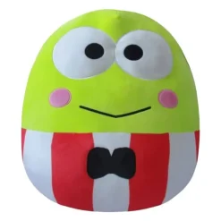 Squishmallows Peluche Sanrio Keroppi Traje Rayas Rojas 25 cm