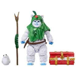 Star Wars Black Series Figura Ewok Edición Navideña 15 cm