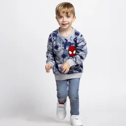 Sudadera Cotton Brushed Spiderman para Niños