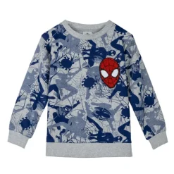 Sudadera Cotton Brushed Spiderman para Niños