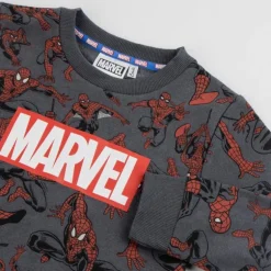 Sudadera de Algodón Cepillado Spiderman para Niños, 3-8 Años