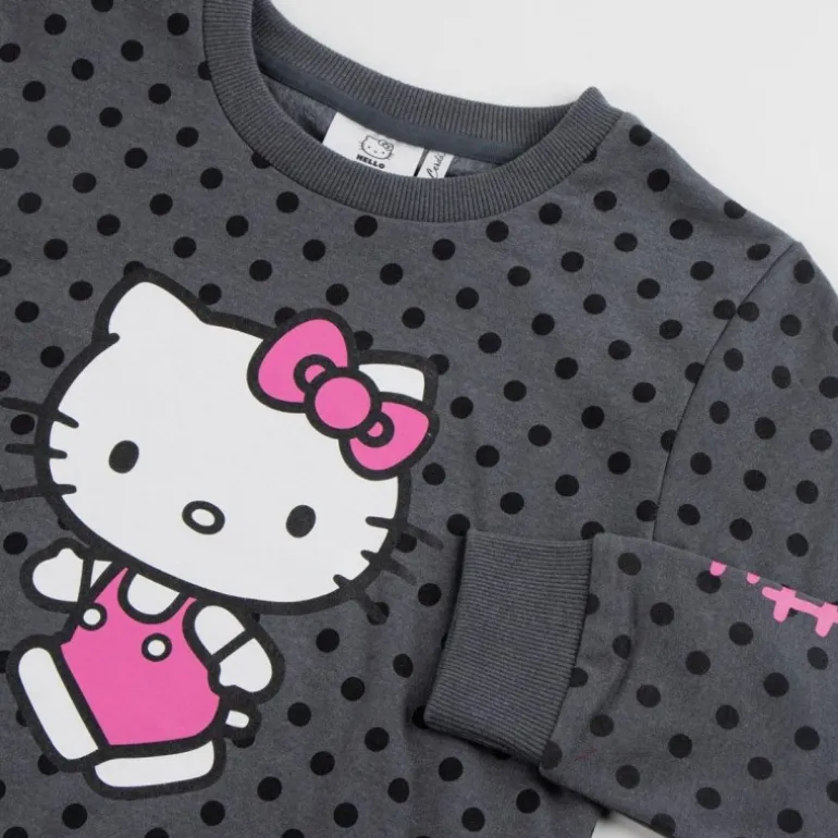 Sudadera Hello Kitty de Algodón con Lunares para Niñas