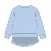 Sudadera Infantil Azul con Tul de Stitch para Niñas 4-10 Años