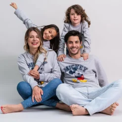 Sudadera Mickey gris 4 a 12 años