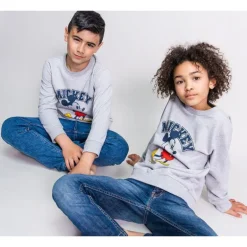 Sudadera Mickey gris 4 a 12 años
