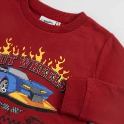 Sudadera Niños Hot Wheels 60% Algodón 3-8 Años