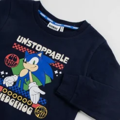 Sudadera Sonic Algodón Cepillado para Niños
