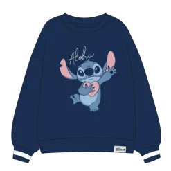 Sudadera Stitch azul oscuro Disney