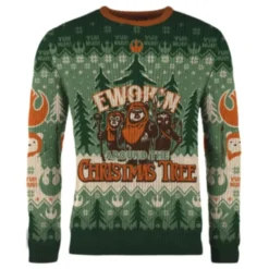 Suéter navideño Ewok Star Wars talla M