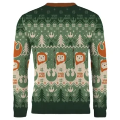Suéter navideño Ewok Star Wars talla M