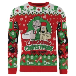 Suéter Navideño Wallace y Gromit Cracking Christmas Talla M