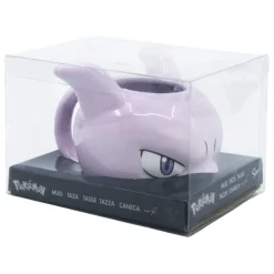 Taza 3D Mewtwo de Pokémon 385 ml, dolomita, licencia oficial
