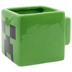 Taza 3D Minecraft Creeper Face 445 ml, Licencia Oficial