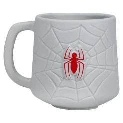 Taza 3D Telaraña y Logo Spider-Man 450 ml
