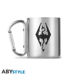Taza de acero con mosquetón Skyrim - Licencia oficial