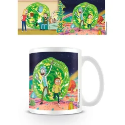 Taza desayuno Rick & Morty Portal - Licencia oficial