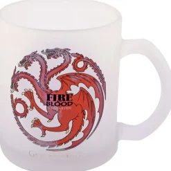 Taza Juego de Tronos Targaryen translúcida