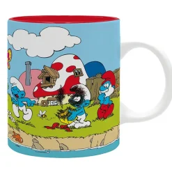 Taza Los Pitufos grupo