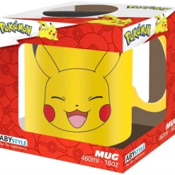 Taza Pikachu Face 460 ml – Licencia Oficial Pokémon