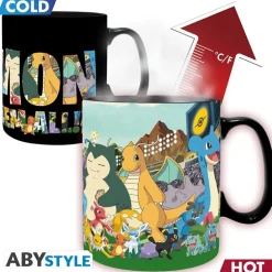 Taza Pokémon que cambia con calor 460 ml - Gotta catch em all