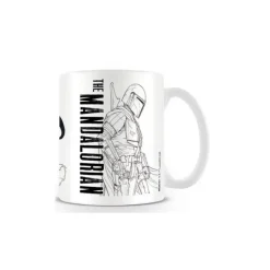 Taza Star Wars The Mandalorian Line Art