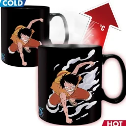 Taza Térmica One Piece Luffy y Ace