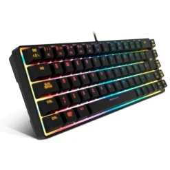 Teclado Gaming Krom Kalista USB RGB 62% Membrana