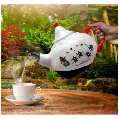 Tetera y Plato Alicia en el País de las Maravillas Reina de Corazones Disney