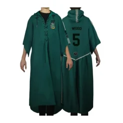 Túnica Quidditch Slytherin Personalizable para Niños