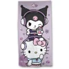 Toalla de microfibra Hello Kitty y Kuromi 70x140cm