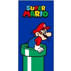Toalla Microfibra Super Mario tubería 70x140cm
