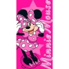 Toalla Minnie Mouse rosa microfibra 70x140cm