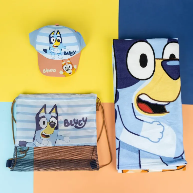 Toalla Set Saquito Bluey