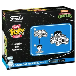 Tortugas Ninja POP! Rides Figura Leonardo con Van 2,5 cm