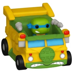 Tortugas Ninja POP! Rides Figura Leonardo con Van 2,5 cm