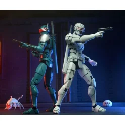 Tortugas Ninja (The Last Ronin) Pack de 2 Figuras Synja Robots 18 cm