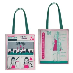 Tote Bag Young-hee Blue Print - Squid Game, 79x37x1,3cm