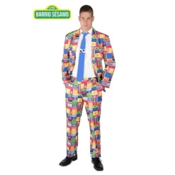 Traje Divertido de Barrio Sésamo Multicolor para Hombre