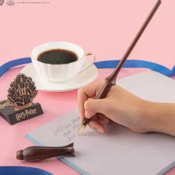 Varita Bolígrafo Luna Lovegood Harry Potter con Soporte