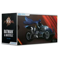 Vehículo Batcycle con Batman de DC Multiverse - McFarlane Toys