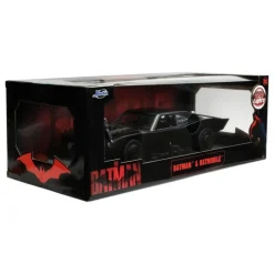 Vehículo Batmobile 1/18 Batman Jada Toys con Figura 7 cm